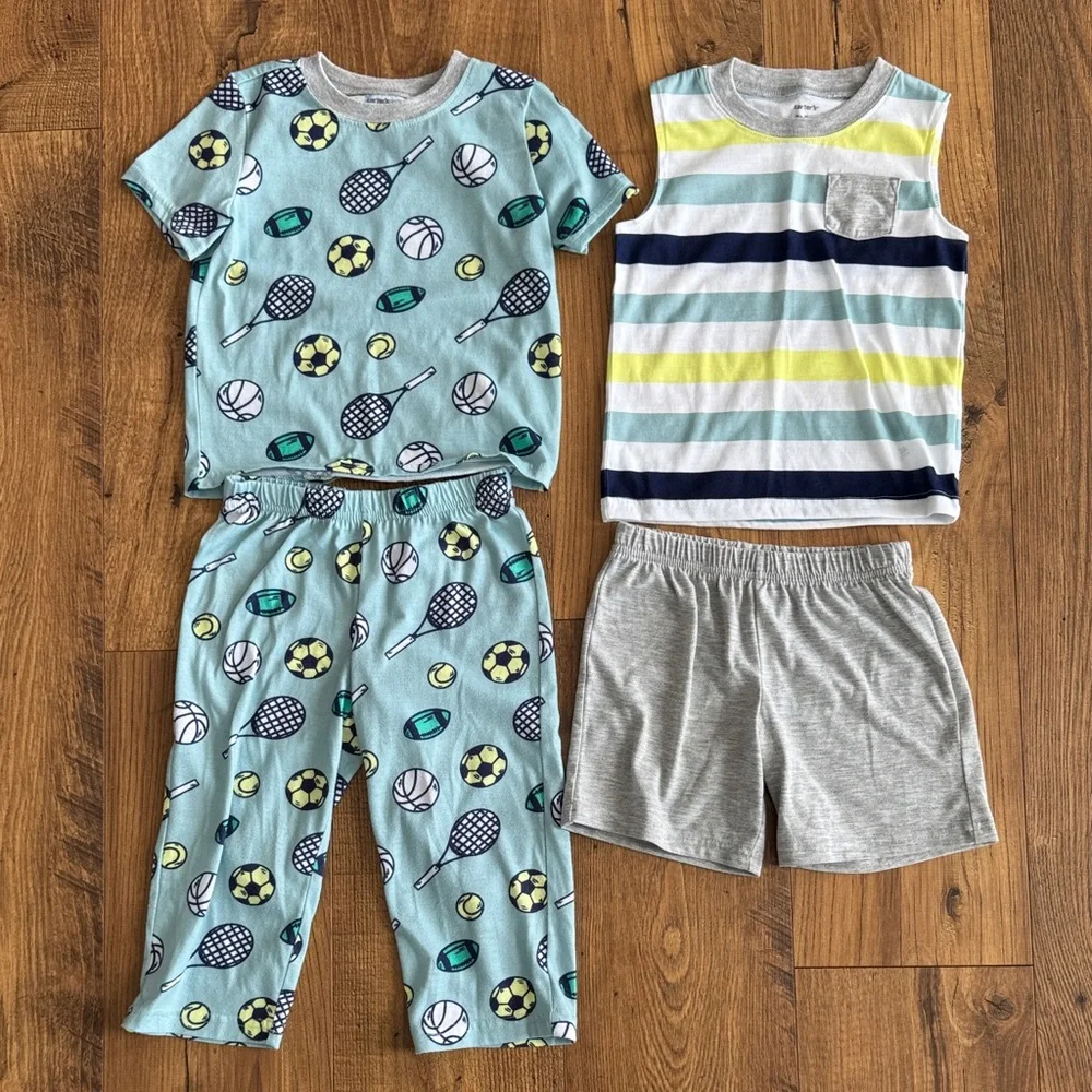 Toddler boys Carter’s sports pajamas set, size 3T